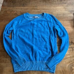 Gap bright blue crew sweater size XS